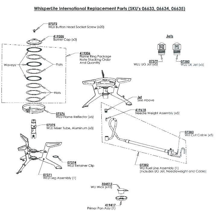 MSR WhisperLite International diagram