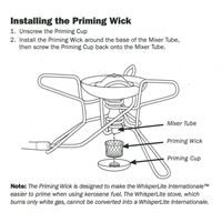 MSR WhisperLite Wick Kit instructions