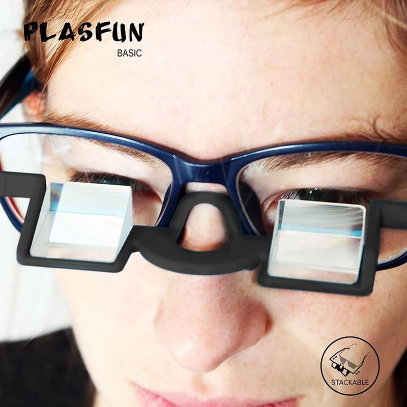 YY Vertical Plasfun First Belay Glasses in use