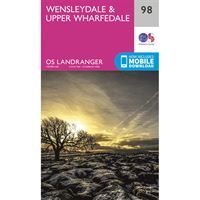 OS Landranger 98 Wensleydale & Upper Wharfedale