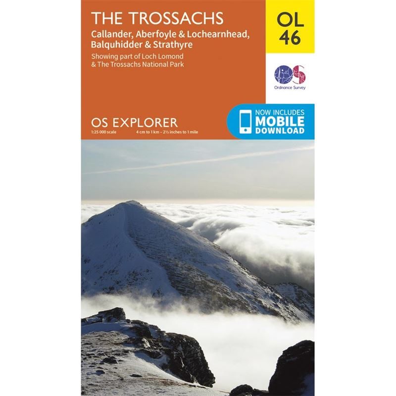 OS OL/Explorer 46 Paper - The Trossachs 