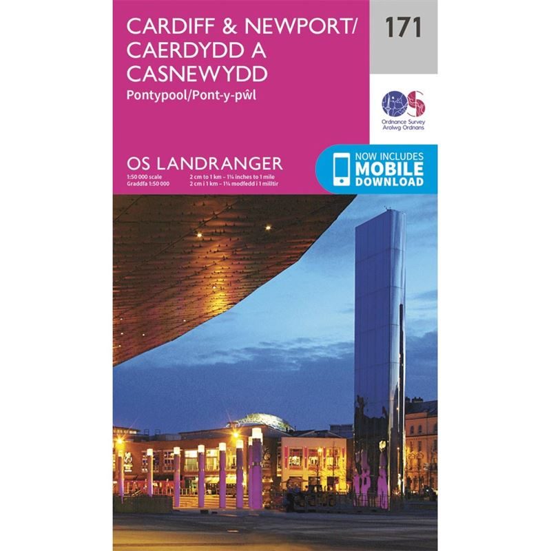 OS Landranger 171 Cardiff & Newport