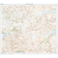 OS Explorer 414 Paper Glen Shiel & Kintail Forest 1:25,000 north sheet