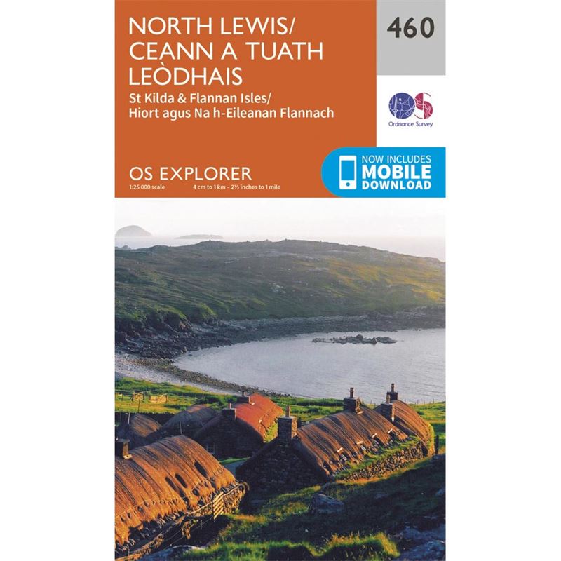 OS Explorer 460 Paper - North Lewis
