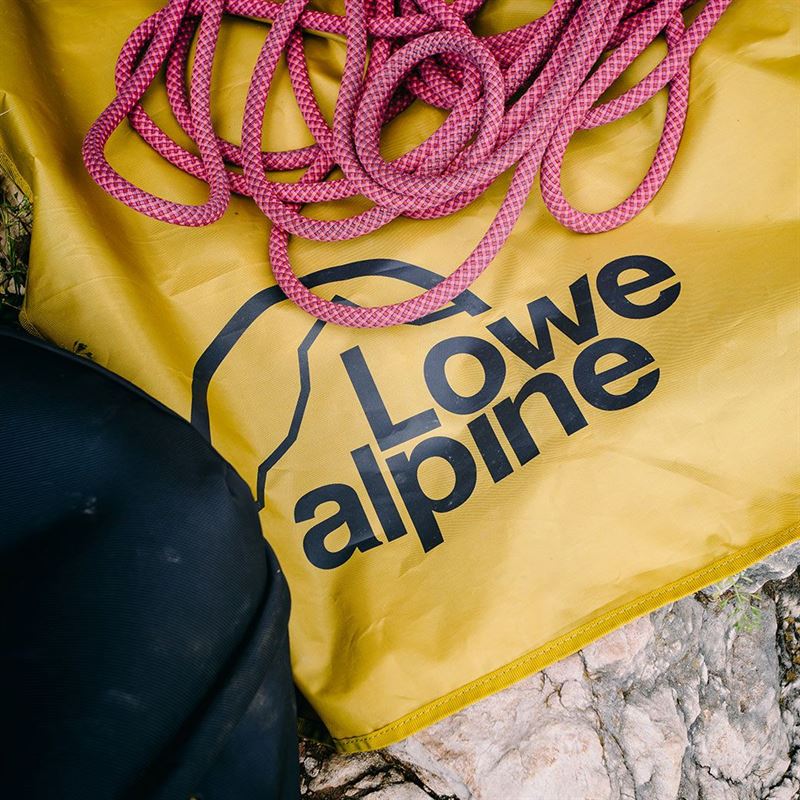 Lowe Alpine Slacker Rope Bag in use