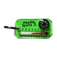 Needle Sports Zip-o-Gauge Thermometer Compass Keyring