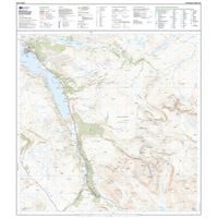 OS Explorer 436 Paper - Beinn Dearg & Loch Fannich 1:25,000 north sheet