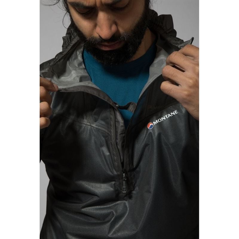 Montane Unisex Podium Pull-On Charcoal in use