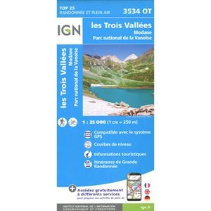 IGN 3534 OT - Les Trois Vallées, Modane
