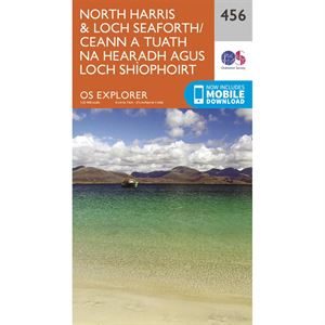 OS Explorer 456 Paper - North Harris and Loch Seaforth