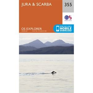 OS Explorer 355 Paper - Jura & Scarba