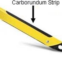 Grivel Carborundum Strip in use