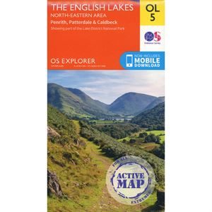 OS OL/Explorer 5 Active - The English Lakes North-Eastern Area 1:25,000