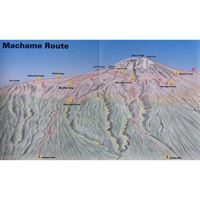 Climbing Map - Kilimanjaro detail
