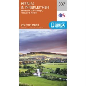 OS Explorer 337 Paper - Peebles & Innerleithen