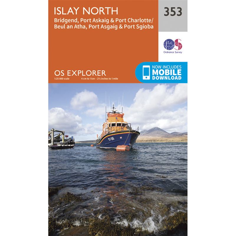 OS Explorer 353 Paper - Islay North