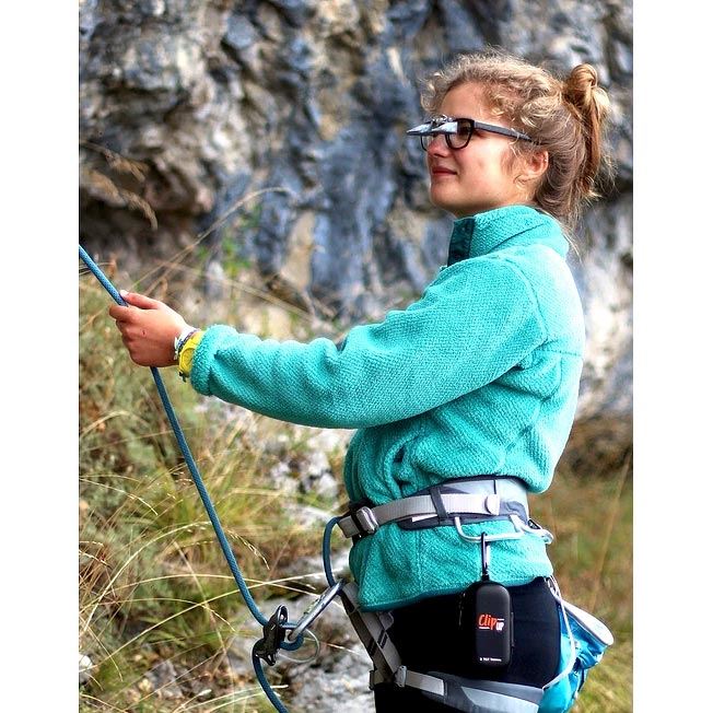 Y & Y Clip Up Clip On Belay Glasses in use
