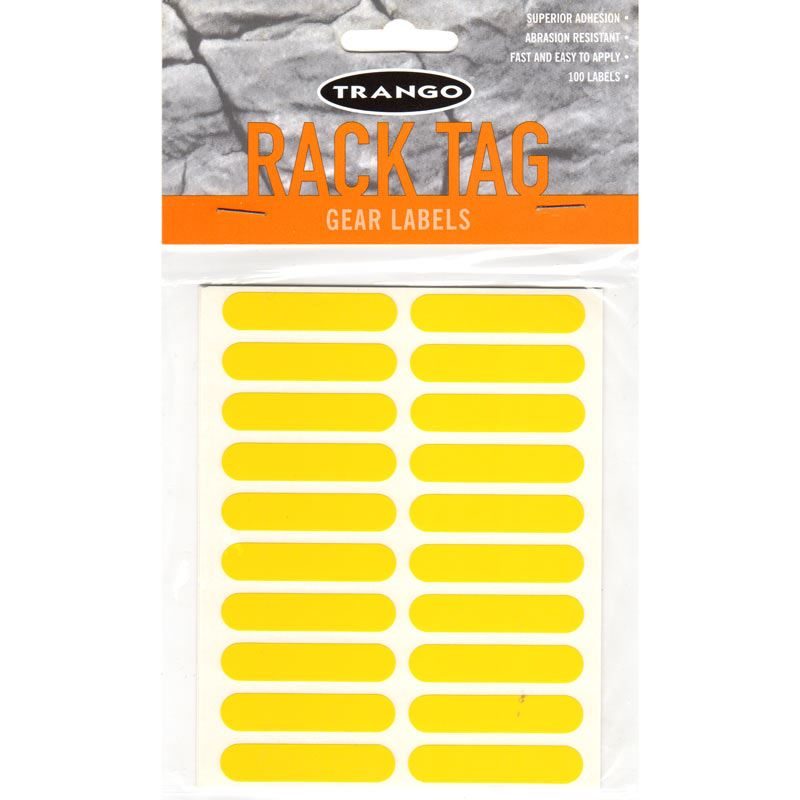 Trango Rack Tags Yellow