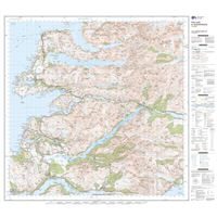 OS Landranger 40 Paper - Mallaig & Glenfinnan sheet
