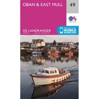 OS Landranger 49 Paper - Oban & East Mull
