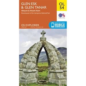 OS OL/Explorer 54 Paper - Glen Esk & Glen Tanar