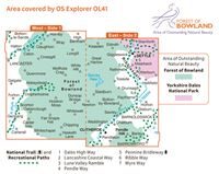 OS OL41 Forest of Bowland & Ribblesdale coverage
