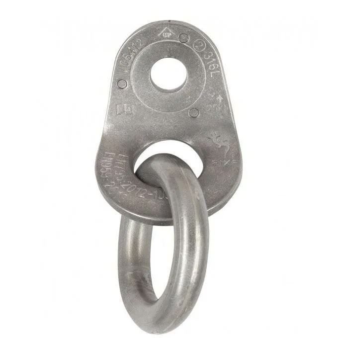 Fixe C-Belay Station Single Ring Stainless Steel