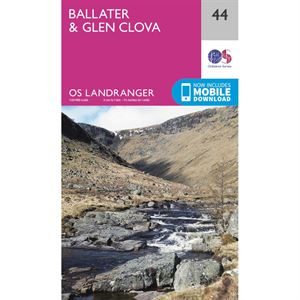 OR Landranger 44 Paper - Ballater & Glen Clova
