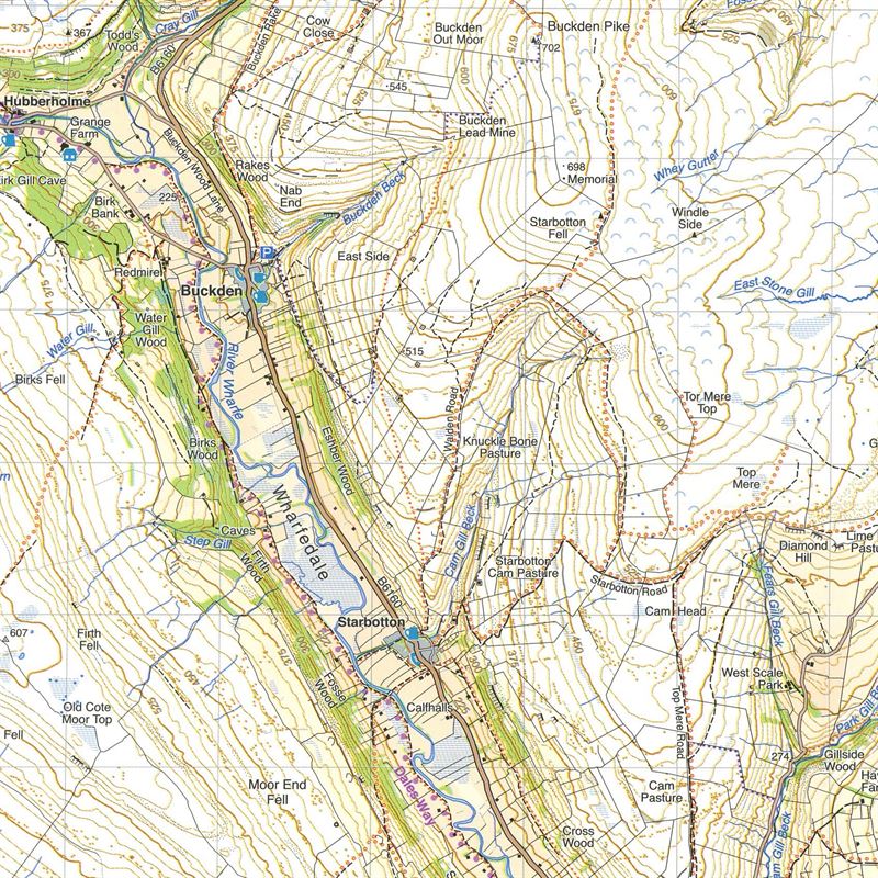 Harvey Ultramap XT40 - Yorkshire Dales North East detail