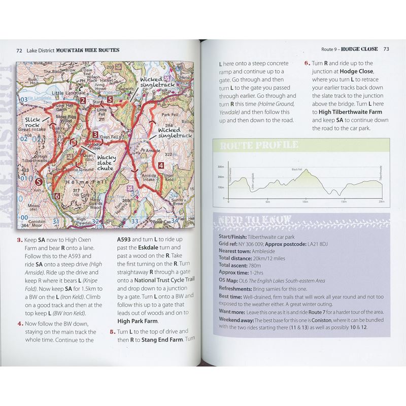 Lake District Mountain Bike Routes pages
