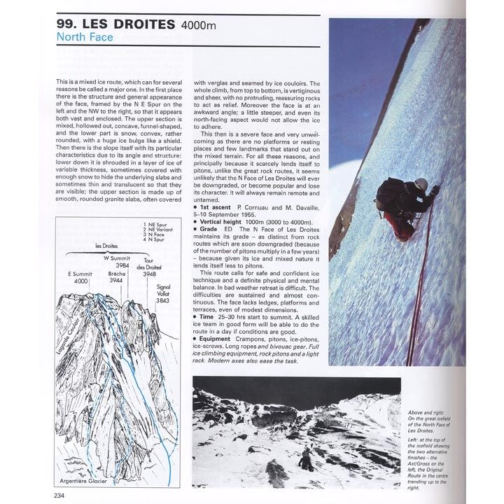 The Mont Blanc Massif - The Hundred Finest Routes pages