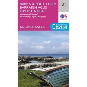 OS Landranger 31 Paper - Barra & South Uist