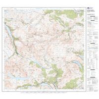 OS Landranger 20 Paper - Beinn Dearg & Loch Broom 1:50,000 sheet