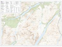 OS OL/Explorer 50 Paper - Ben Alder, Loch Ericht & Loch Laggan sheet