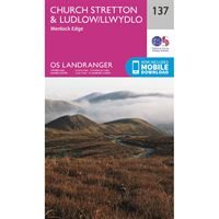 OS Landranger 137 Paper - Church Stretton & Ludlow