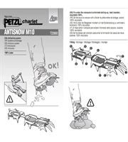 Petzl M10 Antisnow instructions