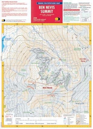 Harvey Summit Map - Ben Nevis