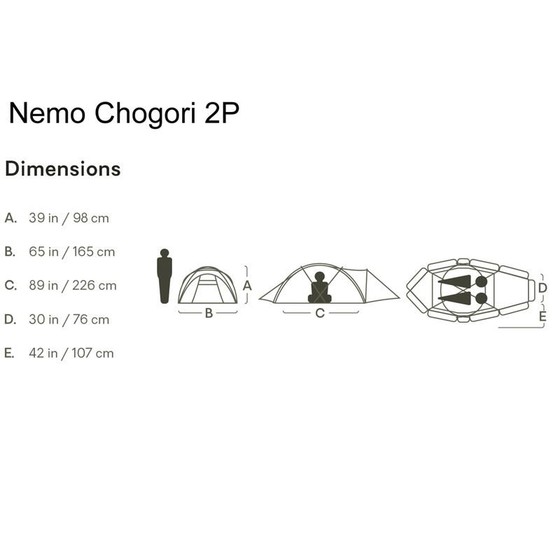 Nemo Chogori 2 Person Tent