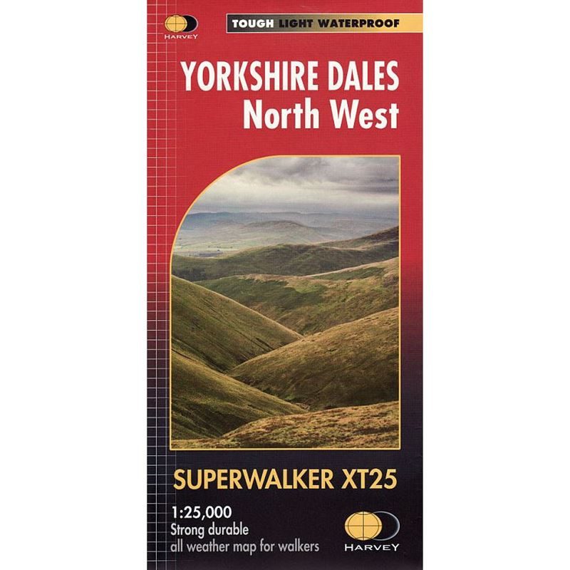Harvey Superwalker XT25 Yorkshire Dales North West 1:25,000