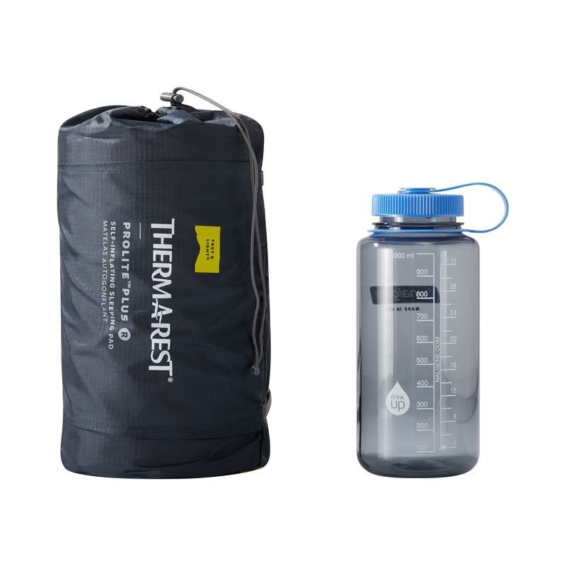 Thermarest ProLitePlus  Regular with 1 Litre Water Bottle for comparison