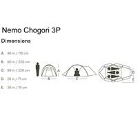 Nemo Chogori 3 Person Tent