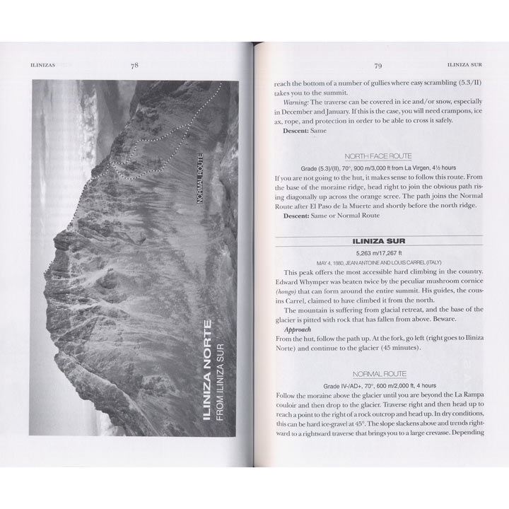 Ecuador - a Climbing Guide pages