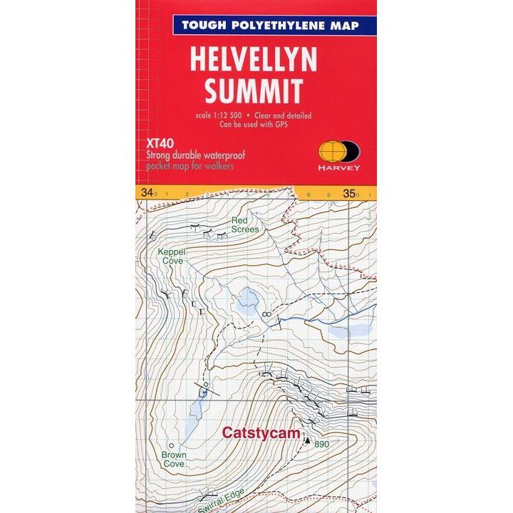 Harvey Summit Map Helvellyn