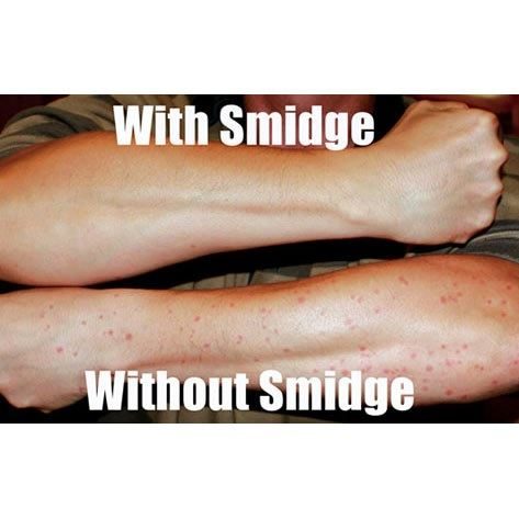 Smidge - with and without!