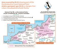 OS OL/Explorer 35 Paper - North Pembrokeshire coverage