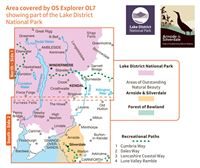 OS OL7 The English Lakes South-Eastern Area Active coverage