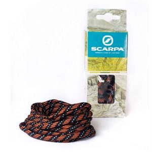 Scarpa 180cm Round Laces Black/Orange