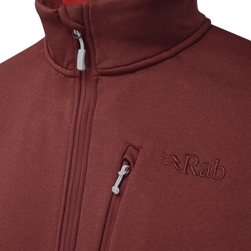 Rab Men's Geon Pull On Oxblood/Ascent Red