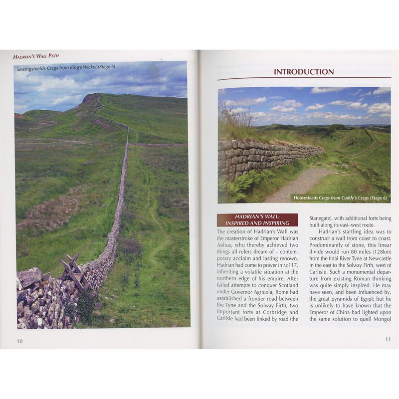 Walking Hadrian's Wall Path pages