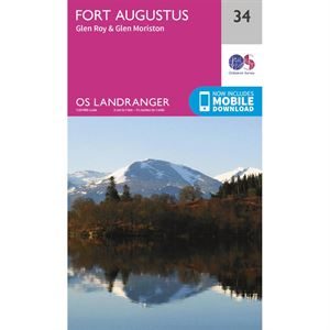 OS Landranger 34 Paper - Fort Augustus 1:50,000